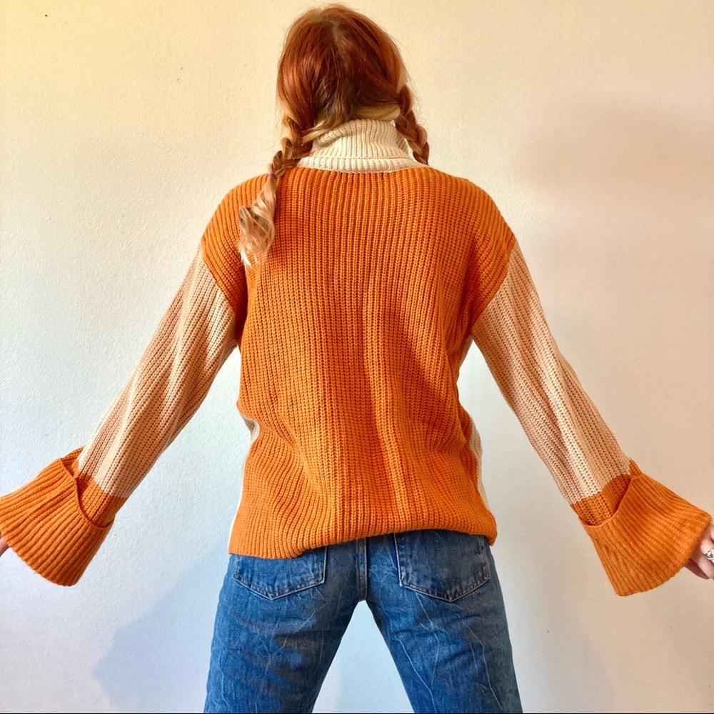 🚫SOLD🚫Chunky color block turtle neck - Picture 6 of 7